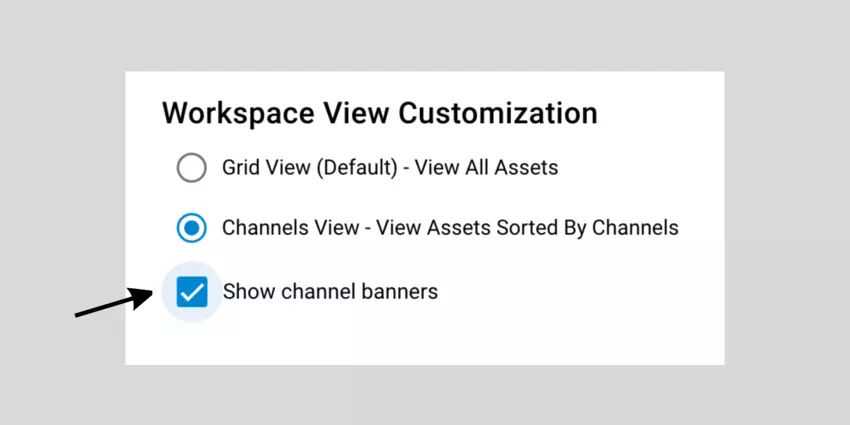 Workspace View Customization